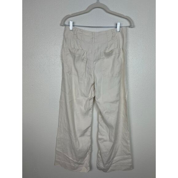 Maeve Cream Wide Leg Pants - Picture 10 of 11